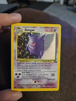 1999 POKEMON GENGAR holo #5/62 Base Set - Image 4