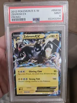 Pokemon Zekrom EX BW38 PSA 9 Black & White Promo Holo Rare - Image 1