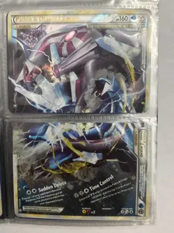 Palkia and Diagla Legend Combo Pokemon Cards Top and Bottom 101/102 and 102/102 - Image 1