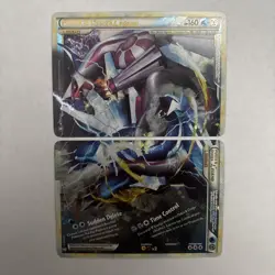 Palkia and Diagla Legend Combo Pokemon Cards Top and Bottom 101/102 and 102/102 - Image 2