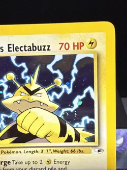 Pokemon Card Lt. Surge's Electabuzz 6/132 Gym Heroes Set SWIRL Near Mint - Image 2