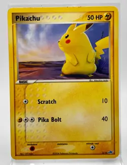 Pikachu 6/10 Pokemon Card 2004 Latias Latios Trainer Kit LP - Image 1