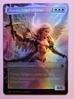 Avacyn, Angel of Hope FOIL (MISCUT) Proxy Playtest Card with Custom Fantasy Art - Image 5