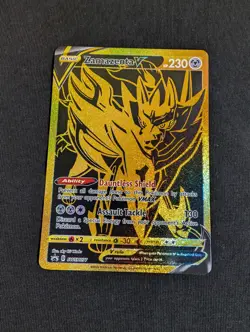 Zamazenta V - SWSH077 - Pokemon Sword & Shield Promo Ultra Rare Holo Card NM - Image 1
