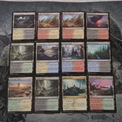 MTG Tarkir Dragonstorm : Mix Dual Lands Lot • 12 - Image 1