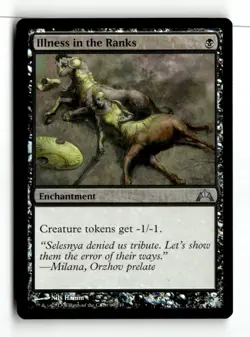 MTG Foil Illness in the Ranks - Gatecrash Moderately Played English - Image 1