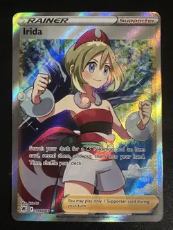 Irida 186/189 Pokemon Astral Radiance Ultra Rare Full Art Holo NM - Image 1