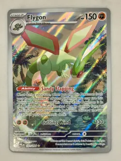 POKEMON MEGA EVOLUTION PHANTASMAL FLAMES FLYGON ILLUSTRATION RARE 101/94 NM/Mint - Image 1