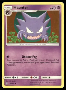 2019 Sun & Moon - Unbroken Bonds Haunter Stage 1/Uncommon #69 - Image 1