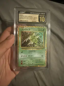 Pokemon Scyther Holo Pristine TCG Classic Collection CGC 10 Japanese - Image 1