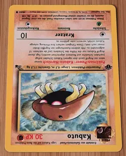 Kabuto # 50/62 1.Edition Common Fossil von 2000 Pokemon Deutsch Top Mint Vintage - Image 2