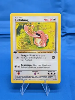 Pokemon Lickitung Uncommon Jungle 38/64 NM 1st Edition - Image 1