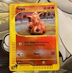 Pokemon Vulpix Reverse Holo E Reader 136/165 Vintage Holo Expedition NM holo - Image 1