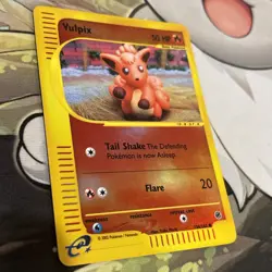 Pokemon Vulpix Reverse Holo E Reader 136/165 Vintage Holo Expedition NM holo - Image 3