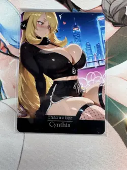 Cynthia Pokemon Goddess Story Waifu Anime Custom Card - Image 1
