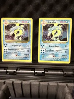 Pokemon TCG 2 Gyarados Holo Rare Card Base Set (PSA 1 Contenders ) - Image 1