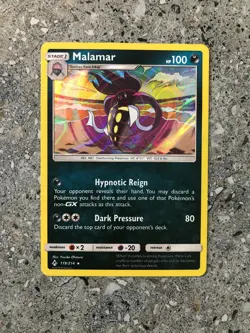 Pokemon TCG Cards Malamar 119/214 Unbroken Bonds Holo Rare NM - Image 1