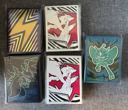 Pokemon TCG Card Sleeves and Official Dice Lot - Image 1