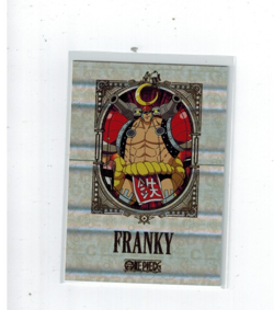 One Piece Panini Treasure Box Card Collection Parallel Character Foil # 8 Franky - Image 1