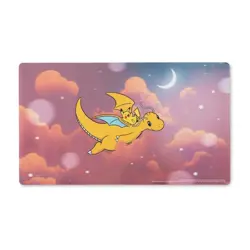 BRAND NEW Pokemon Center Dreaming Dragonite & Pikachu TCG Playmat - Image 1