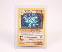 TCG Carta Pokemon Machamp Holo ITA 8 / 102 Set Base Prima edizione - Image 1