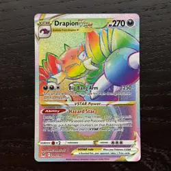 Drapion VSTAR 200/196 Pokemon Lost Origin Sword & Shield Secret Rare Rainbow NM - Image 1