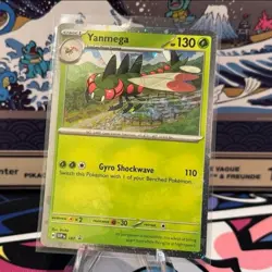 x2 Yanmega SVP 187 SV09 Journey Together Black Star Promo Cosmos Holo Pokemon - Image 1