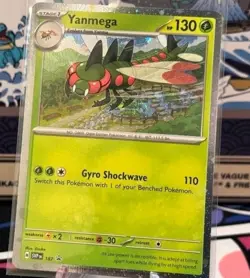 x2 Yanmega SVP 187 SV09 Journey Together Black Star Promo Cosmos Holo Pokemon - Image 2