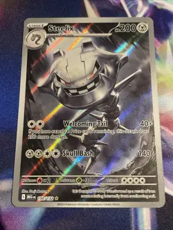 Pokemon TCG Steelix 150/132 Illustration Rare Mega Evolution NM/M - Image 1