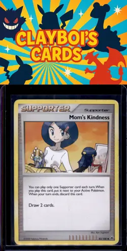 Mom's Kindness Majestic Dawn Pokemon 83/100 Uncommon Heavily played - Image 1