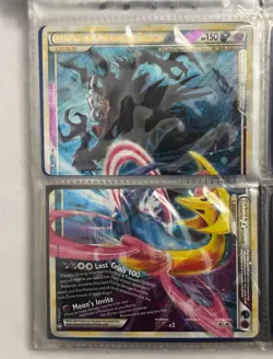 Darkrai & Cresselia Top and Bottom 99/102 + 100/102 Legend Triumphant Pokemon - Image 1