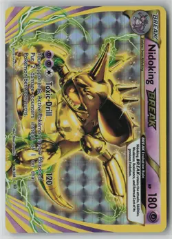 Nidoking BREAK 46/108 Pokemon TCG XY Evolutions Holo Rare (Near Mint) NM 1 - Image 1