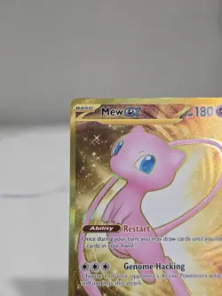 Pokemon TCG Mew EX #205/165 Scarlet & Violet 151 Gold Hyper Rare - NM - Image 2