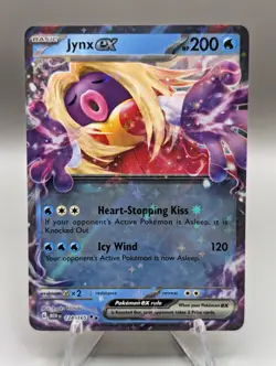 Pokemon TCG Jynx EX 124/165 Holo Double Rare Scarlet & Violet 151 NM Condition - Image 1