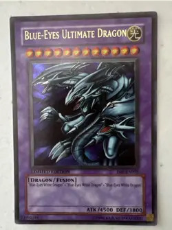 🔥 Yugioh Blue-Eyes Ultimate Dragon JMP-EN005 SECRET RARE NEAR MINT KAIBA - Image 1