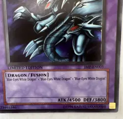 🔥 Yugioh Blue-Eyes Ultimate Dragon JMP-EN005 SECRET RARE NEAR MINT KAIBA - Image 4