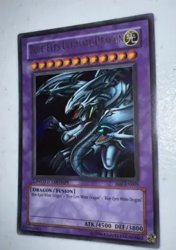 🔥 Yugioh Blue-Eyes Ultimate Dragon JMP-EN005 SECRET RARE NEAR MINT KAIBA - Image 5