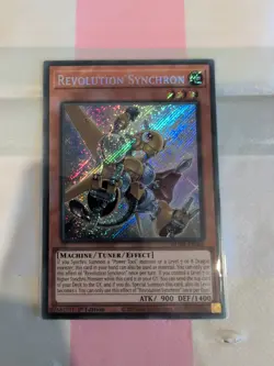 Yugioh Revolution Synchron DUNE EN002 Secret Rare 1st ED - Image 1