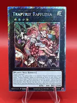 Traptrix Rafflesia (Secret Rare) RA02-EN034 25th Anniversary Rarity... - Image 1