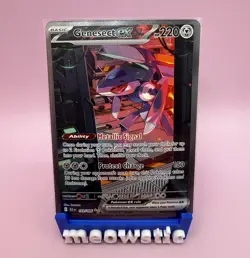 Genesect ex - 169/086 Sv: Black Bolt Holo NM/M Scarlet Violet Pokemon SIR Card - Image 1