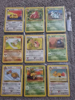 Pokemon Cards (TCG) 1999 Jungle Set - Uncommon, Common, Trainers - 111 Cards - Image 1