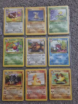 Pokemon Cards (TCG) 1999 Jungle Set - Uncommon, Common, Trainers - 111 Cards - Image 2