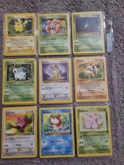 Pokemon Cards (TCG) 1999 Jungle Set - Uncommon, Common, Trainers - 111 Cards - Image 3
