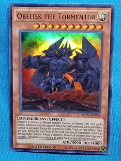 YuGiOh Cards - Obelisk the Tormentor - MVP1-ENSV5 - Near Mint! - Image 1