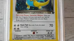 Pokemon TCG 2000 Team Rocket Dark Dragonite #5/82 Holo Graded PSA 7 Vintage Card - Image 5