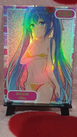 GODDESS STORY STAR PARTY SSR-013 HATSUME MIKU VOCALOID ANIME WAIFU CARD - Image 1