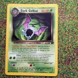 Pokemon Trading Cards Team Rocket Set Dark Golbat Mint / Near Mint 24/82 2 - Image 1