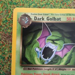 Pokemon Trading Cards Team Rocket Set Dark Golbat Mint / Near Mint 24/82 2 - Image 2