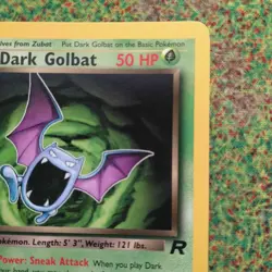 Pokemon Trading Cards Team Rocket Set Dark Golbat Mint / Near Mint 24/82 2 - Image 5