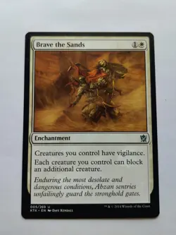 Brave the Sands Khans of Tarkir Regular MTG - Image 1